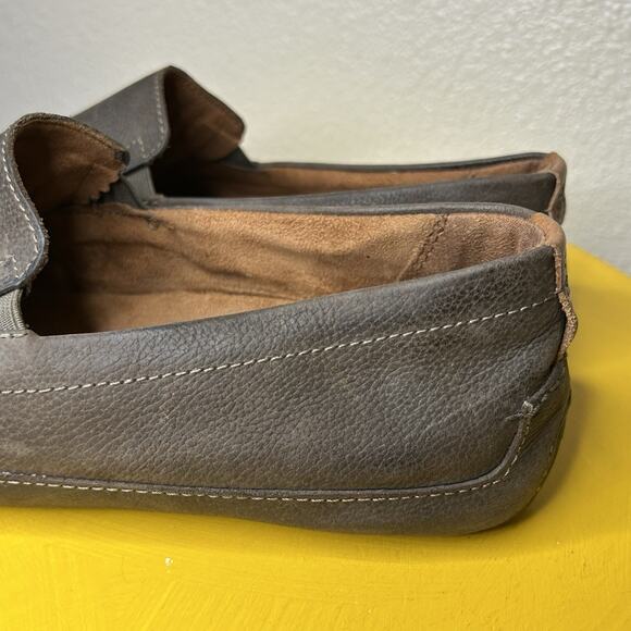 Olukai Akepa Moc Driving Moccasin Leather Loafer Brown Men's Size 13 - Picture 10 of 15